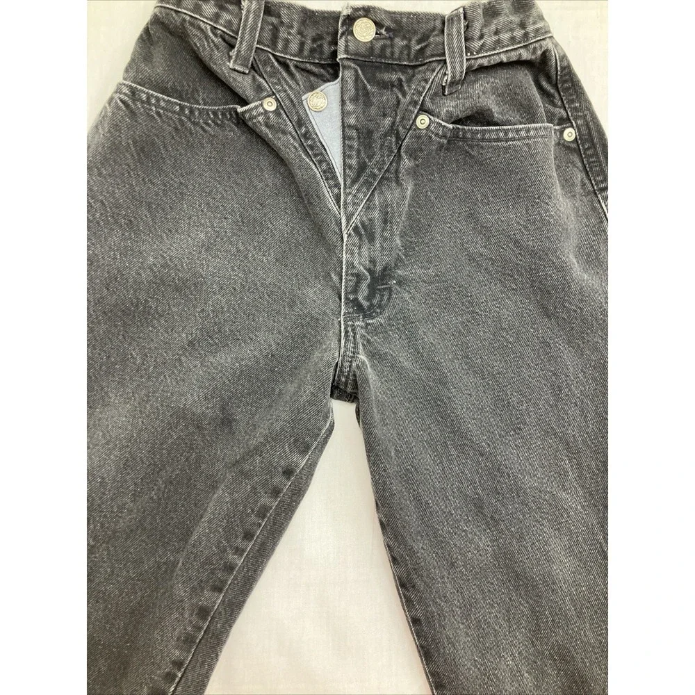 *VINTAGE SIZE 5/6 LAIDES BLACK OZARK MOUNTAIN BAREBACK JEANS - Picture 5 of 7